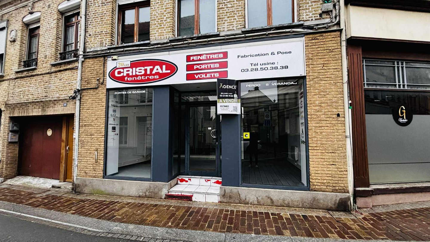 LOCAL COMMERCIAL A VENDRE - ST OMER - 115 m2 - 96�000�&euro; 