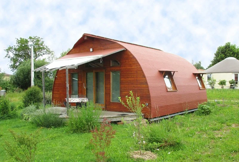 Decouvrez l ecoquille la maison ecologique et economique en forme de carapace de tortue Agences immobilieres a St Omer Ardres Lumbres Hazebrouck Agence53 Immobilier
